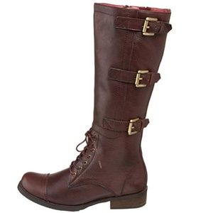 Miz Mooz Keller Bordeaux Vintage Riding Boots 11